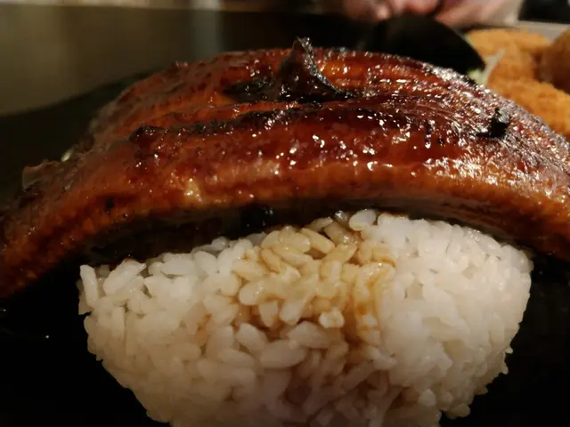 晚市原條鰻魚飯，價錢平，有小小骨，不夠細心，若能子細為客人想，此款式必定為店舖帶來顧客