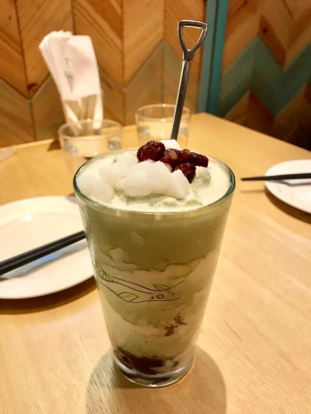 麻糬紅豆宇治抹茶