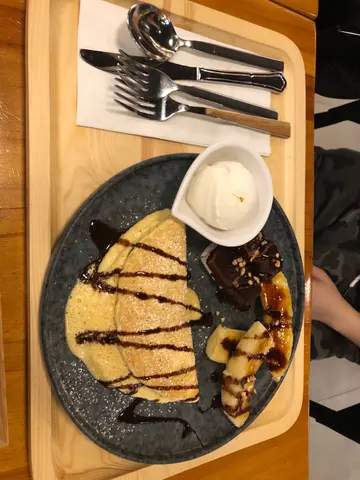 可可香蕉pancake  