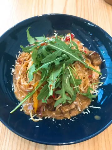牛肝菌汁鸡肉意粉