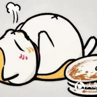 食飽飽 笑咪咪