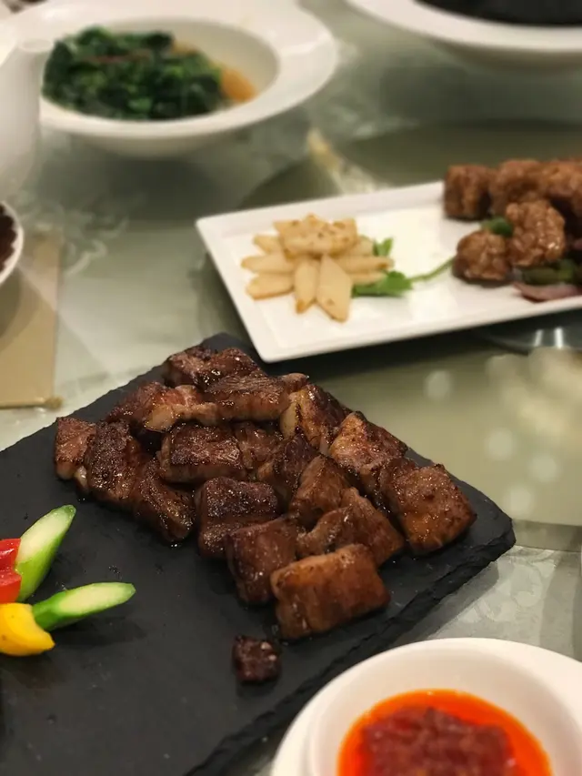 鷹巢蒜片鹿兒島和牛粒