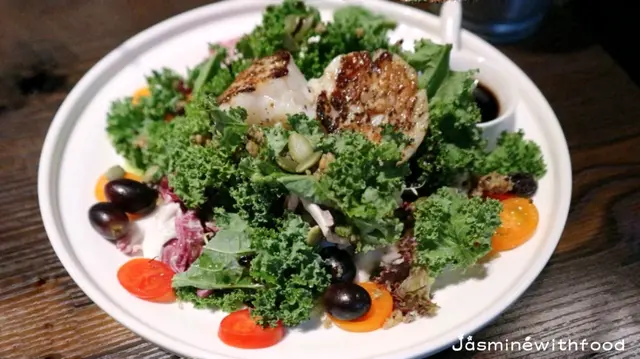 輕煎北海道帶子沙律