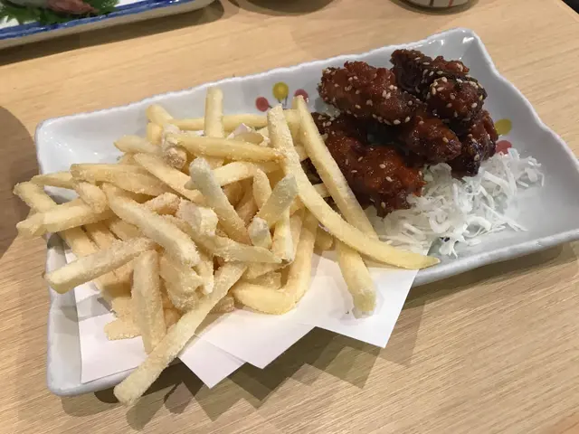 電擊雞翼配炸薯條