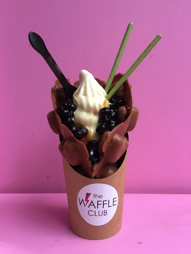 黑珠誘惑轉朱古力味雞蛋仔