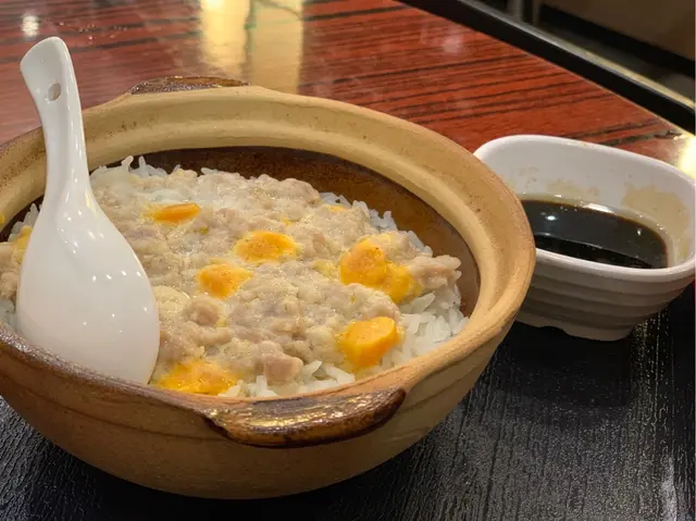 鹹蛋肉餅飯
