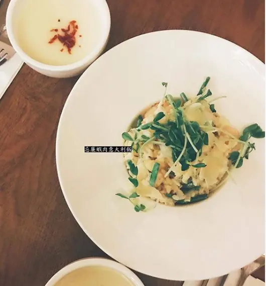 忌廉蝦肉意大利飯