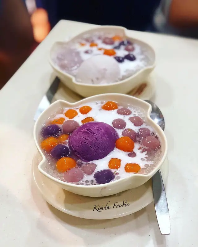 紫薯雪樂冰芋圓西米露