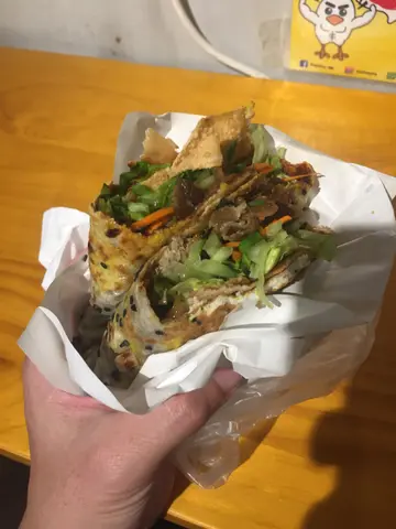 孜然羊肉煎餅