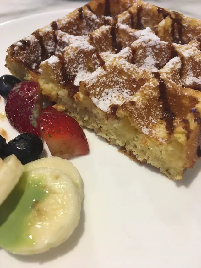 窩夫口感脆又鬆化