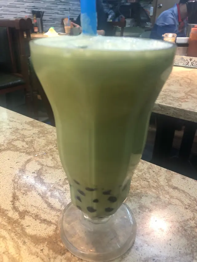 抹茶珍珠跟餐