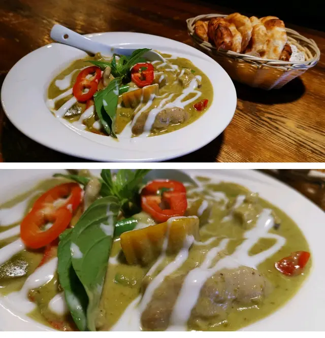 泰式青咖哩(雞肉)