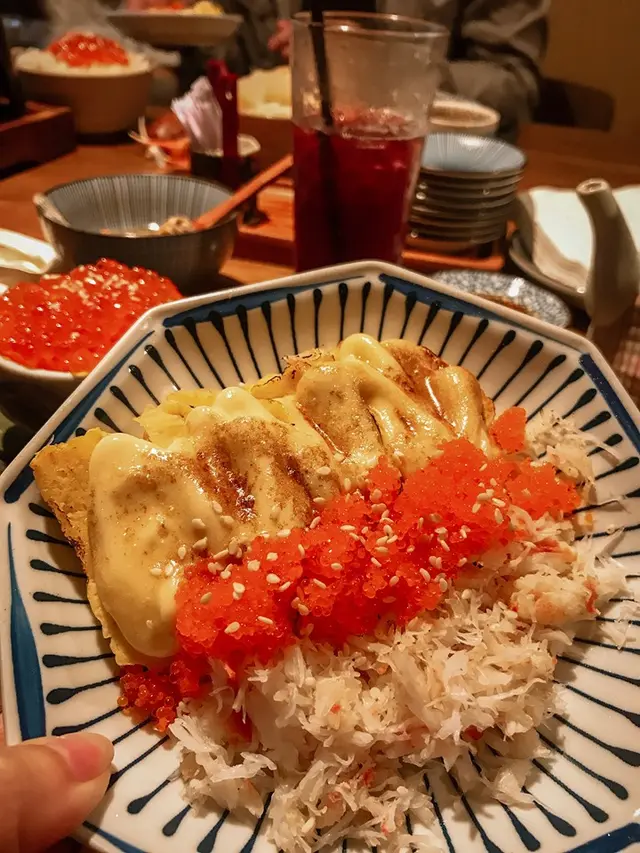 松葉蟹蔥花玉子燒