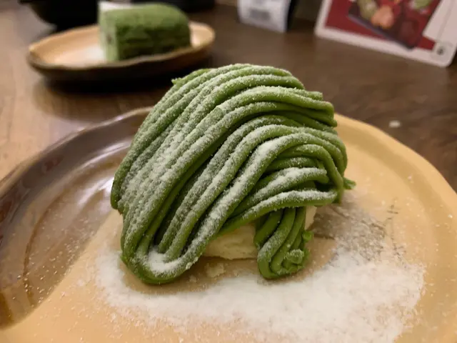 宇治抹茶栗子餅