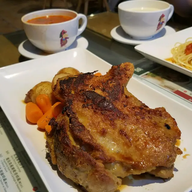 香草雞扒set lunch