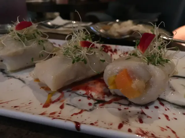 法式蔬菜龍利柳卷配特製香橙汁