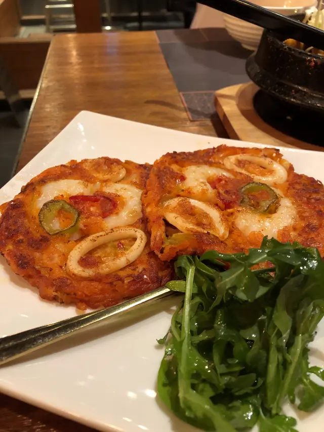 手工泡菜海鮮煎餅