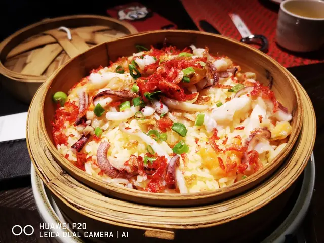 櫻花蝦蒸海鮮飯