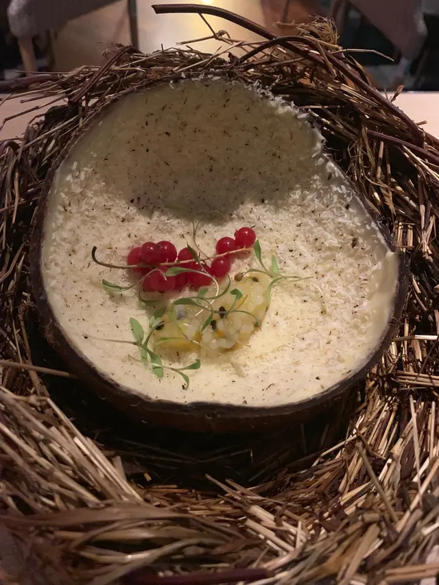 Coconut mousse (forgot the name on menu)