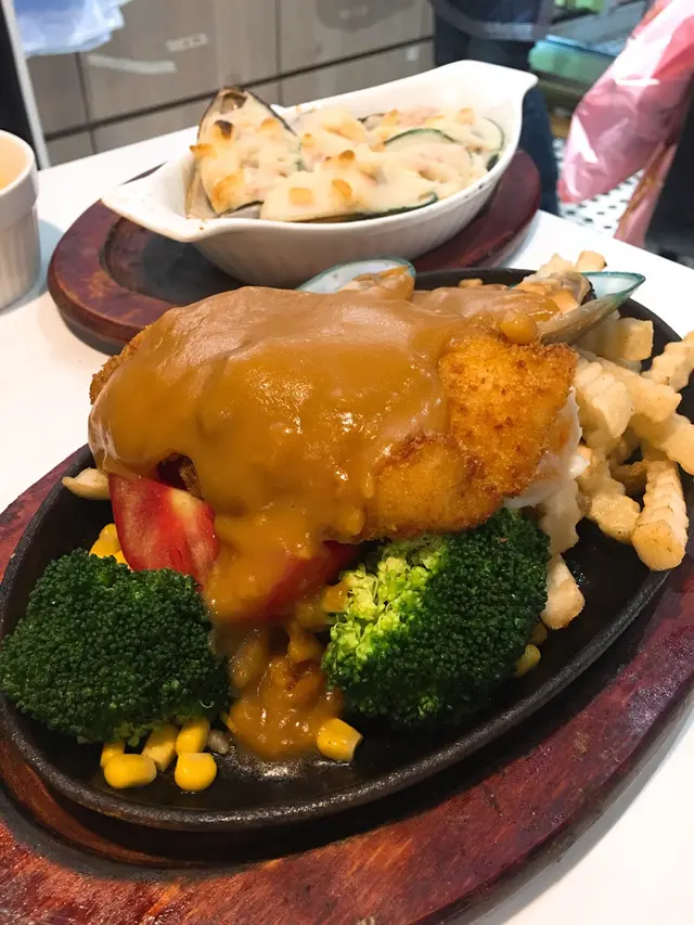 至尊海鮮鐵板餐