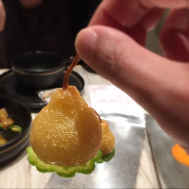 黃金啤梨鹹水角