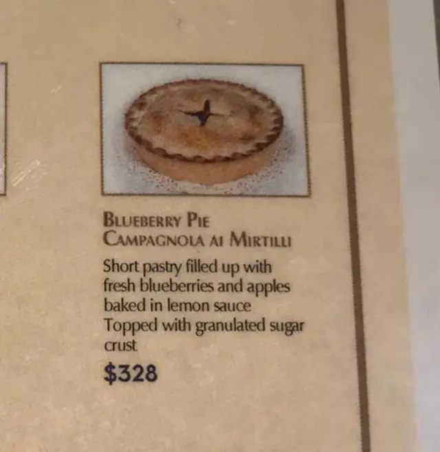 blueberry pie