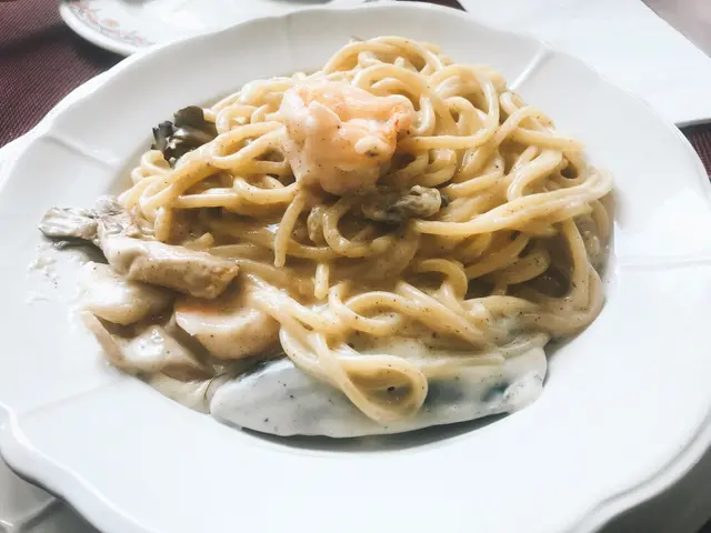 黑松露海鮮繪意粉