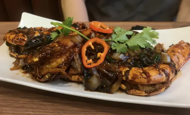 新加坡黑胡椒虎蝦