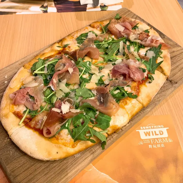 巴馬火腿配火箭菜