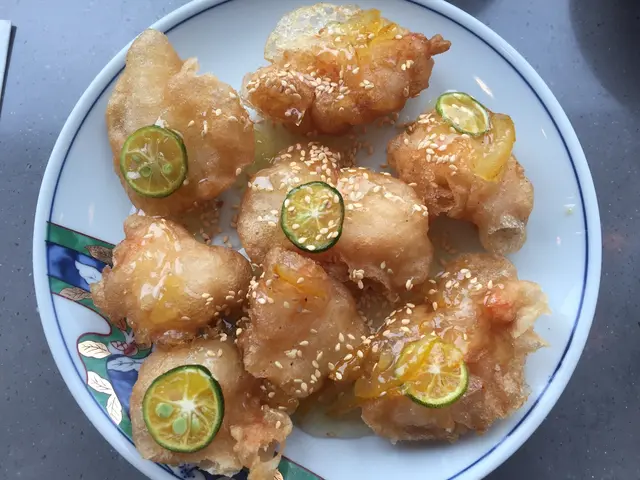 蜂蜜柚子蝦球