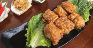 生菜桔油粿肉卷