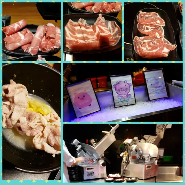 即時切牛，豬，羊肉片