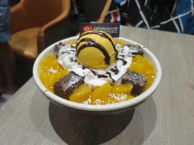 芒果布朗尼3.6牛乳雪花冰