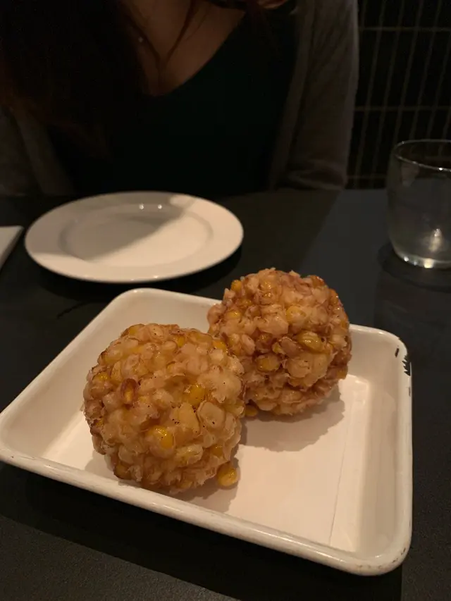 Sweet  corn  tempura