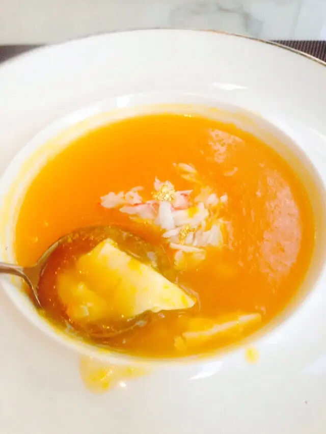 金滔亞拉斯加蟹肉南瓜蛋白羹