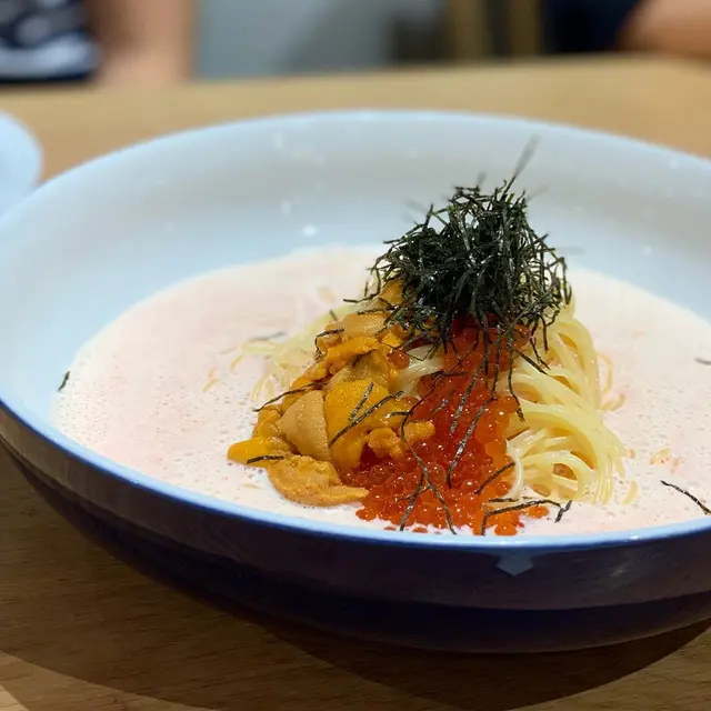 明太子醬海膽意粉