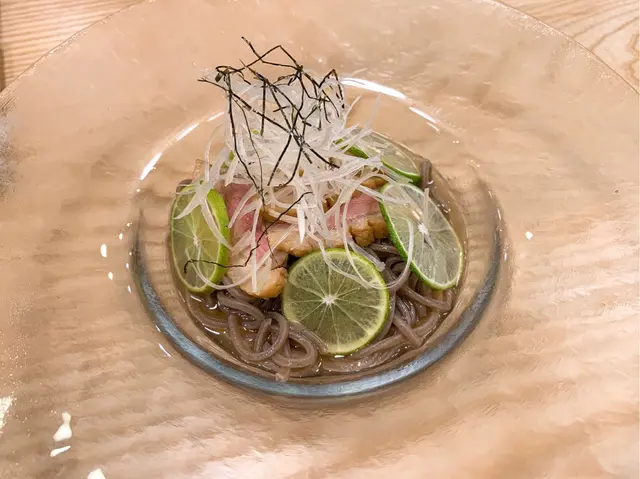 柚子合鴨冷蕎麥麵