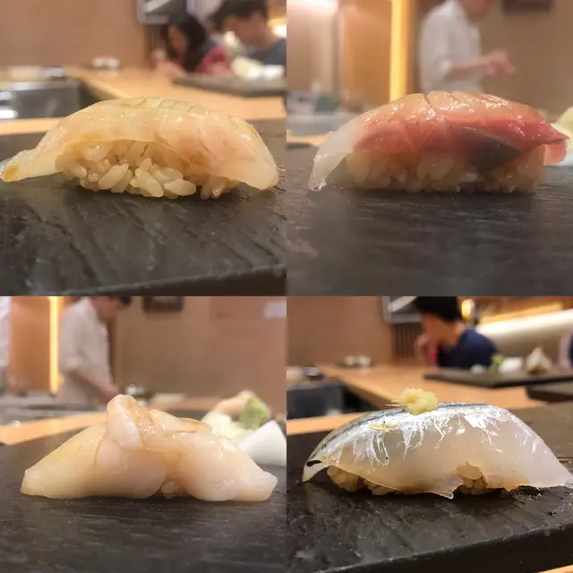 鮃  縞鯵  帆立貝  鱵