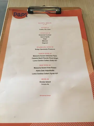 happy  hour  menu