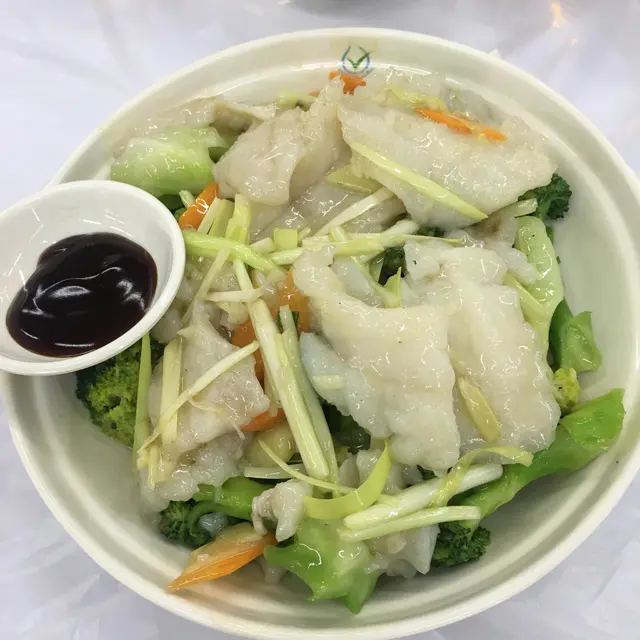 除了斑塊 過鹹, 其他OK , 菜為西蘭花 很爽脆,夠鑊氣