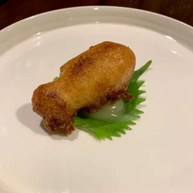 酥炸鯖魚慕斯