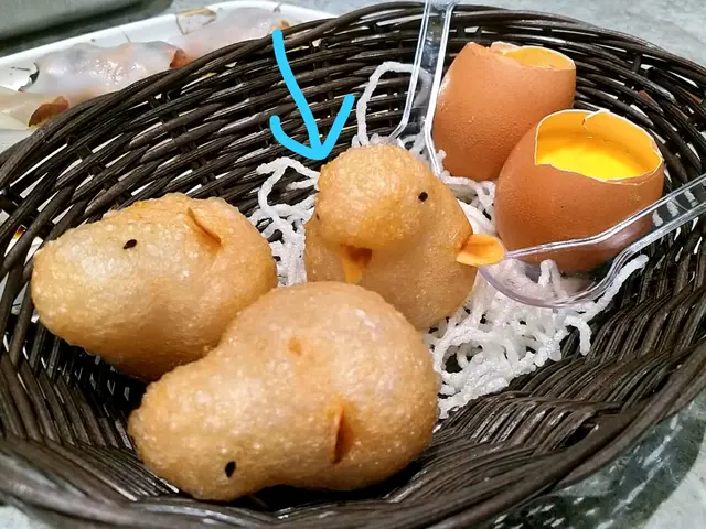 咸水角+芒果布甸(凍) 咸水角少餡油膩