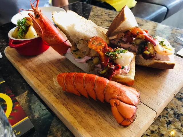 Boston  lobster  sandwich