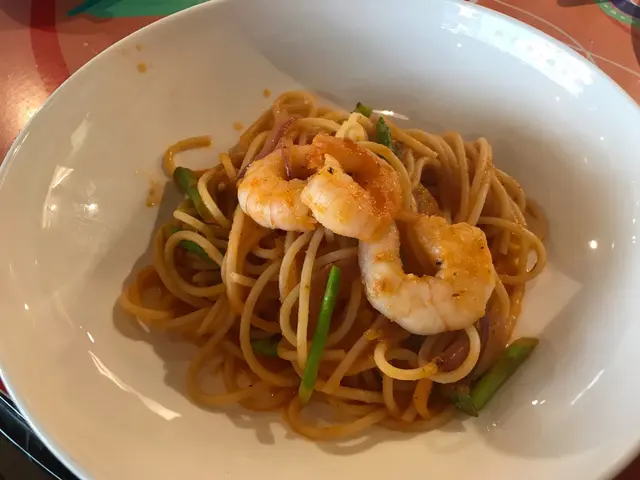 番茄汁蝦肉意粉