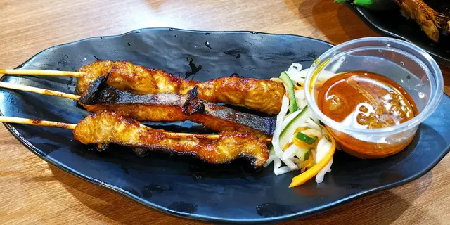 白鱔沙嗲三串