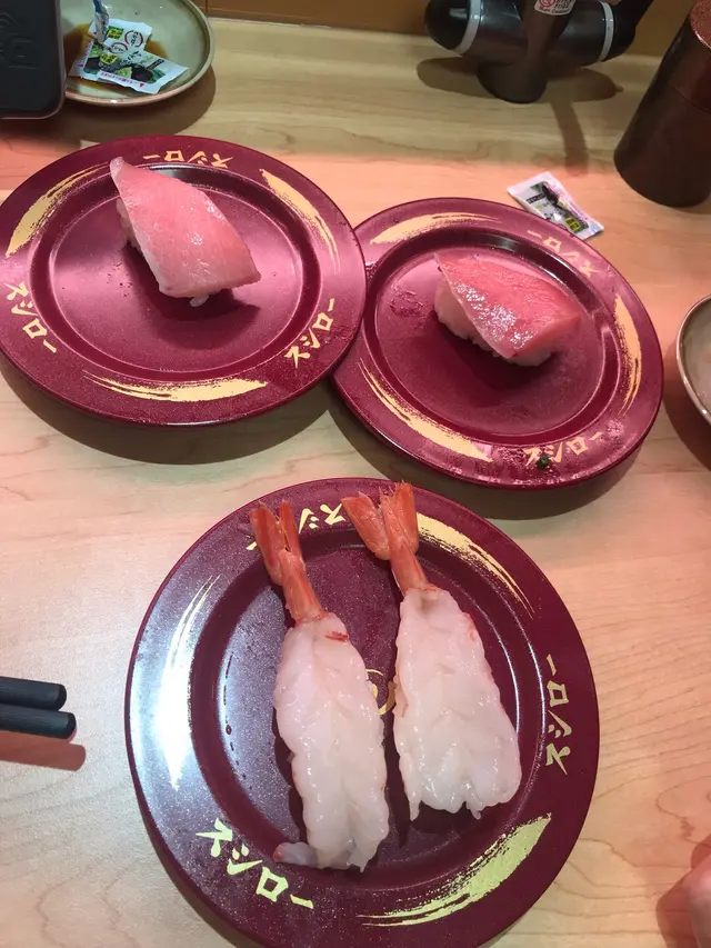 極上吞拿魚腩，赤蝦