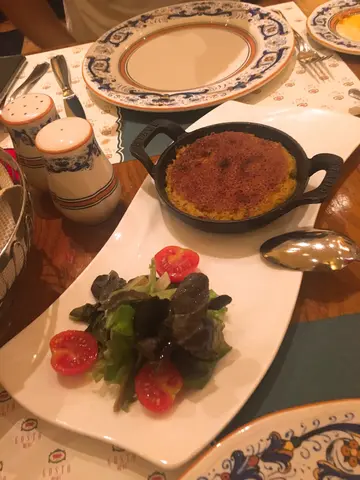 焗蟹肉沙律