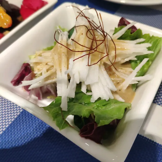 日本山藥麵線伴芝麻醬