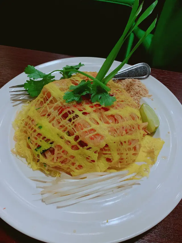 泰式大蝦炒金邊粉
