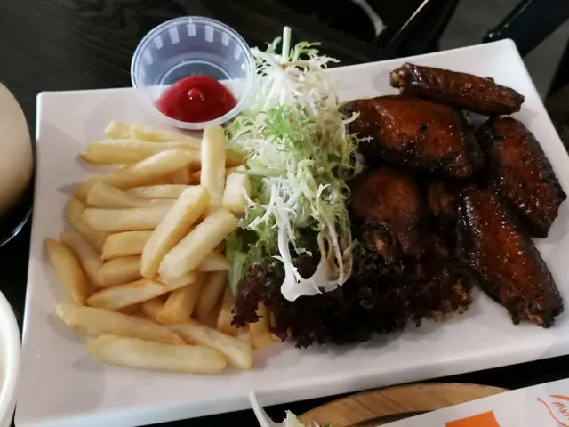 瑞士雞翼配薯條